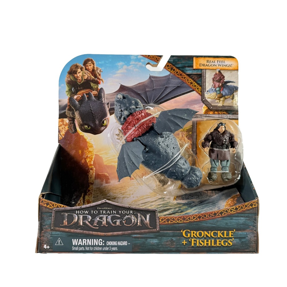 How to Train Your Dragon Gronckle Fishlegs Figure Toy